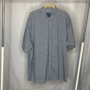 Harbor Bay Men's 3XL Short Sleeve Button Down Shirt - LIKE NEW CONDITION